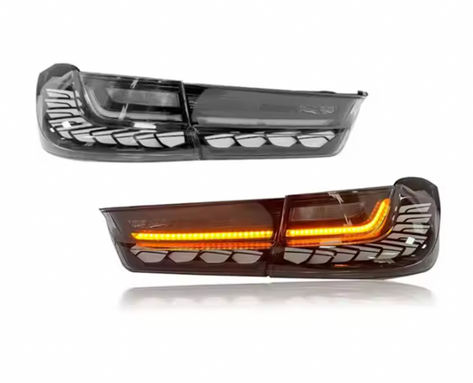 BMW G20 Taillights CLEAR Dragon Scale