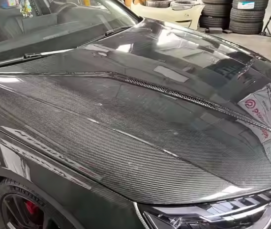 Dry Carbon Fiber Hood for Audi A4, S4 B9.5