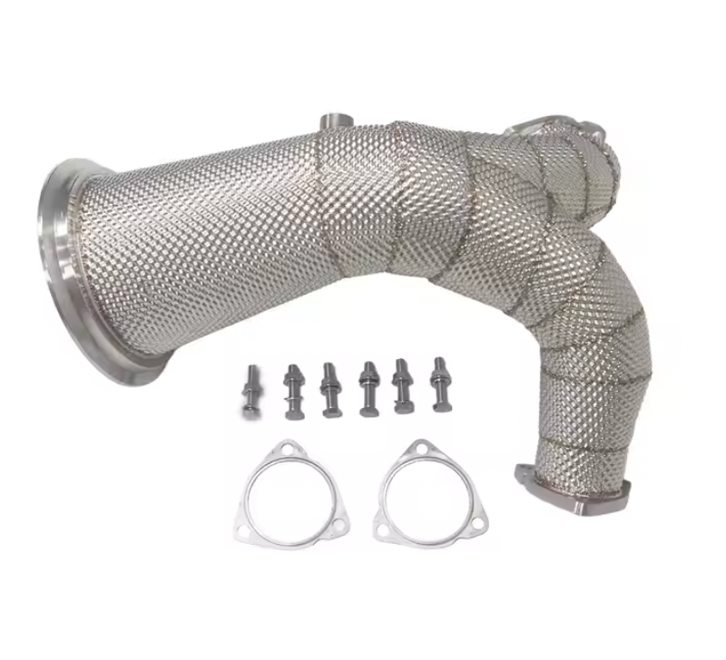 Heat Shield Catless Downpipe AUDI B9.5 S4 S5