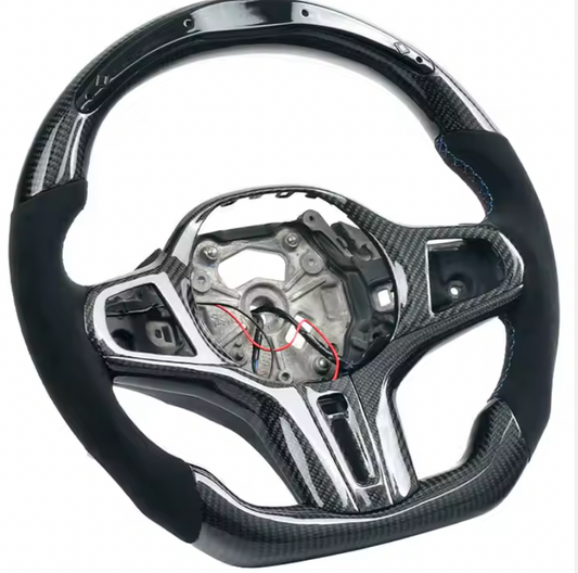 BMW G Series Customized Sport Racing Carbon Fiber Steering Wheel LED