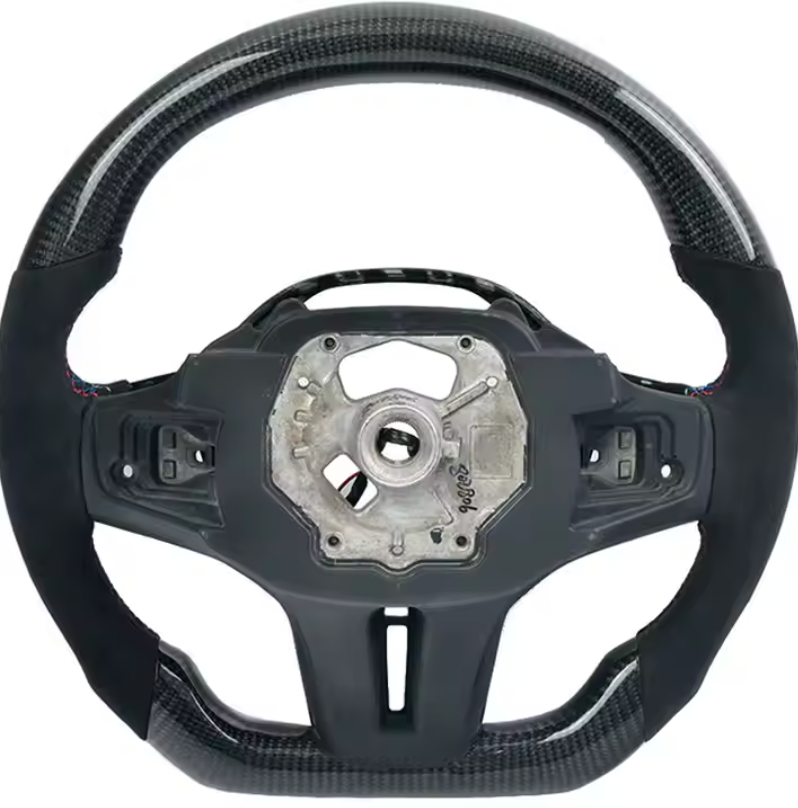 BMW G Series Customized Sport Racing Carbon Fiber Steering Wheel LED
