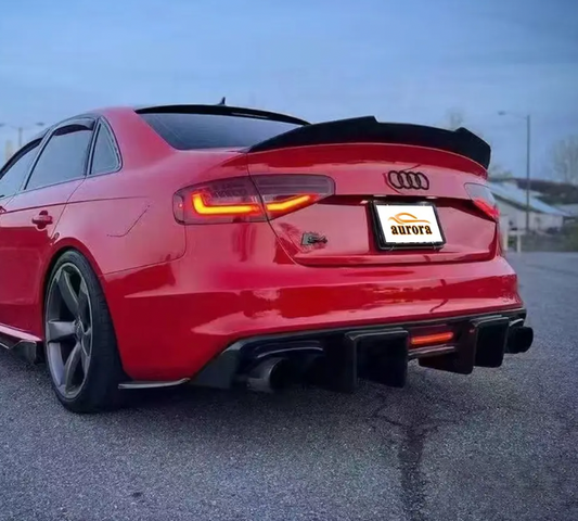 Dry Carbon Fiber Diffuser for Audi A4. S4 B8.5