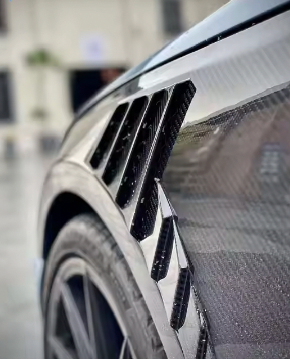 Dry Carbon Fiber Side Fenders for Audi A4, S4 B9.5