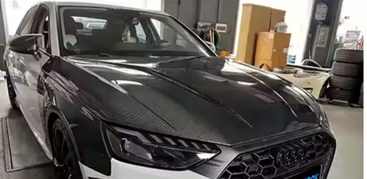 Dry Carbon Fiber Hood for Audi A4, S4 B9.5