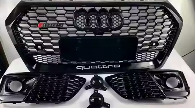 Black Honey Comb Grille for Audi RSQ5 2018-2020