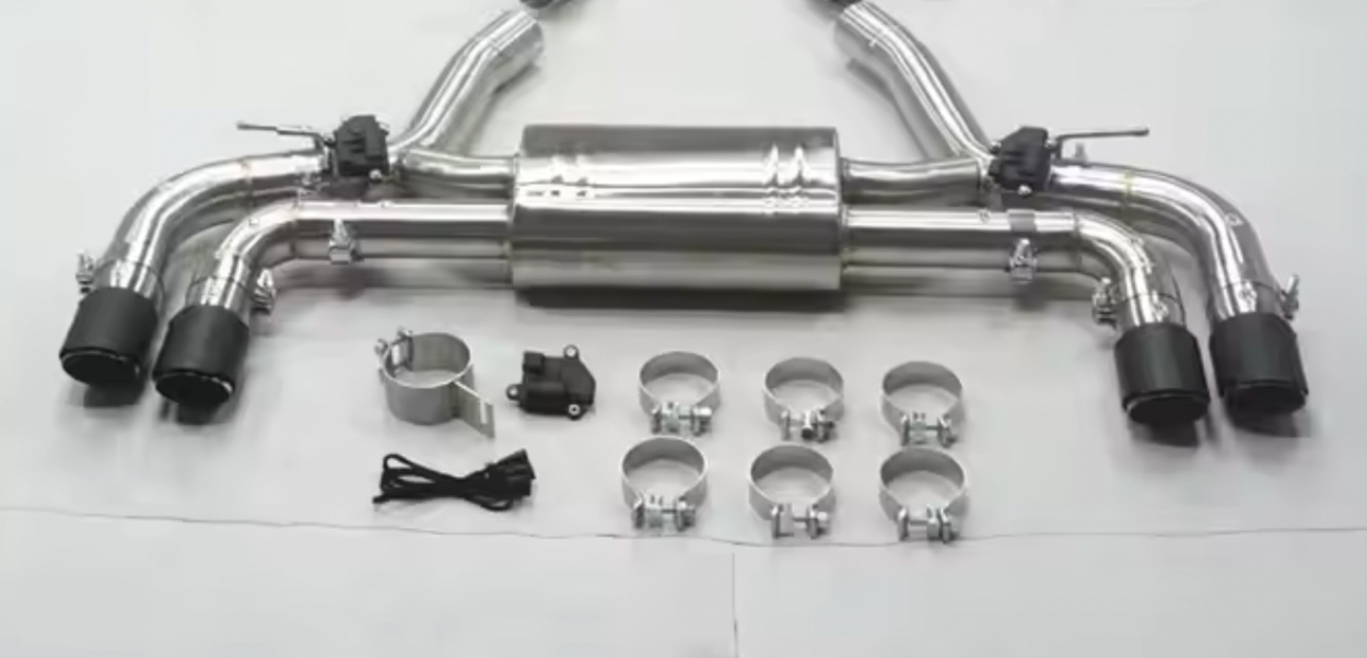 Valvetronic Exhaust Muffler for BMW 540i B58 Catback Exhaust  With Remote Control