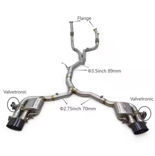 Valvetronic Catback Exhaust AUDI B9/B9.5 RS5
