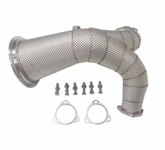 Heat Shield Catless Downpipe AUDI B9.5 S4 S5
