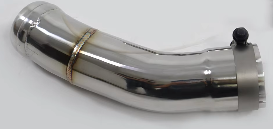 Mercedes-Benz W213 E63S Catless Downpipe with Heat Shield Downpipe